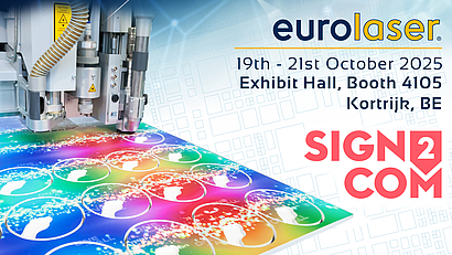 High Precision for Big Visuals: eurolaser at Sign2Com 2025! High Precision for Big Visuals: eurolaser at Sign2Com 2025!